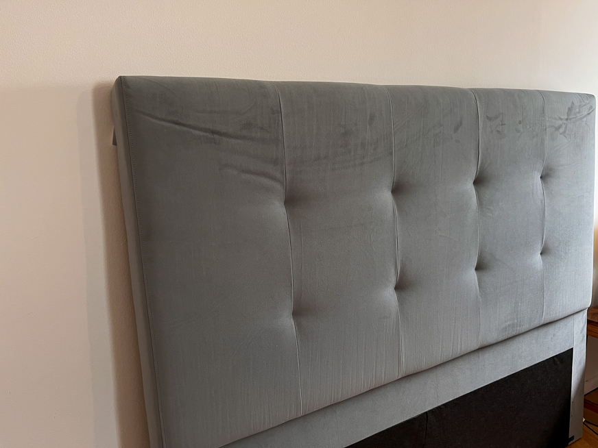 Emma ottoman bed headboard